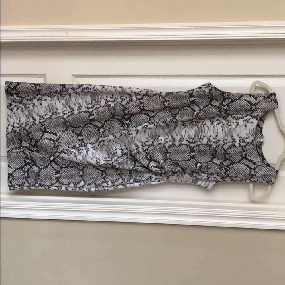 Snake skin dress